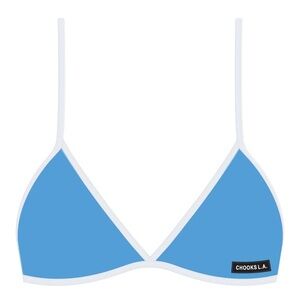 CHOOKS LA Blue Bikini Top
